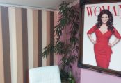 Vertikální žaluzie pro salon