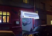Košová markýza s led