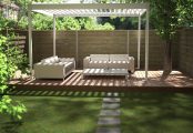 Lamelová pergola