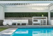 Lamelová pergola