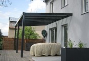 Kovová pergola - hliníková