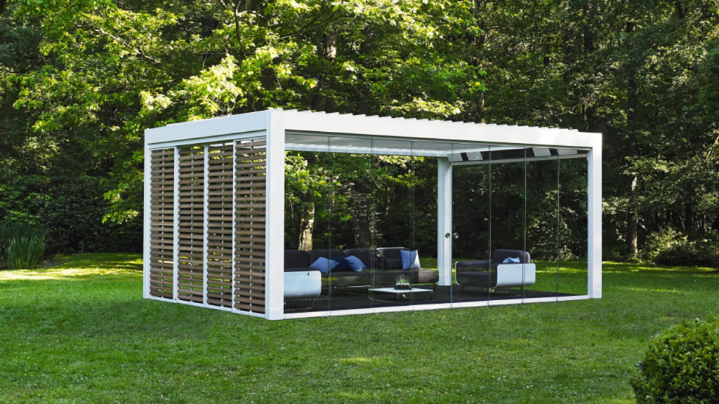 lamelová pergola
